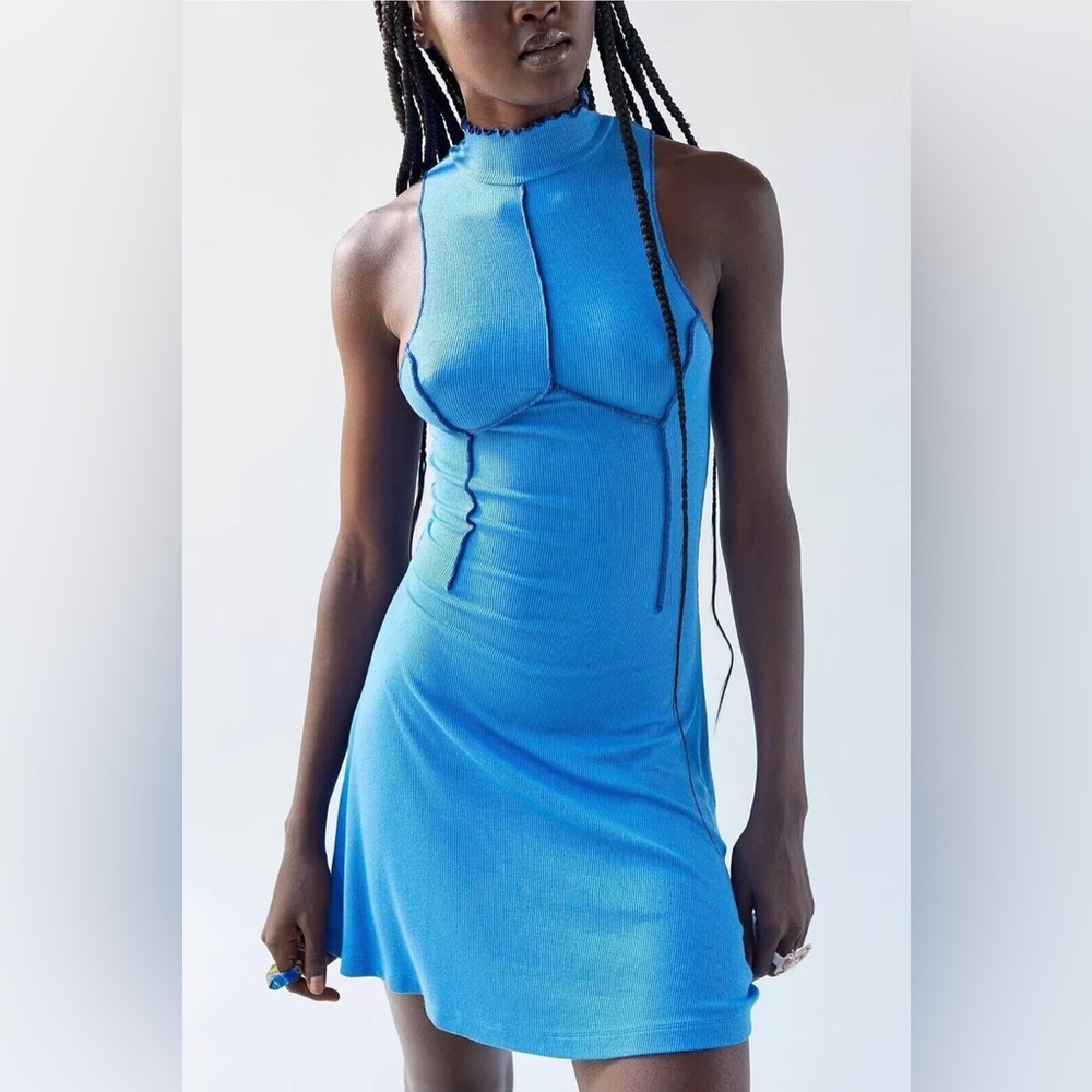 Brand New Urban outfitters blue dress